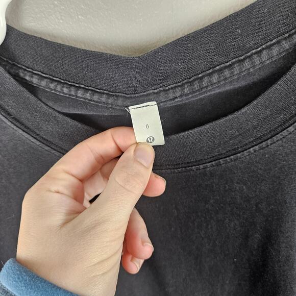 Lululemon Black Long Sleeve Preppy Shirt Size 6 - Picture 3 of 7